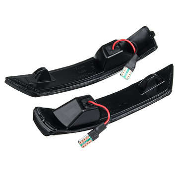 LED Dynamic Flowing Turn Signal Lights Side Wing Mirror Indicator Sequential Blinker Lamp For Ford F