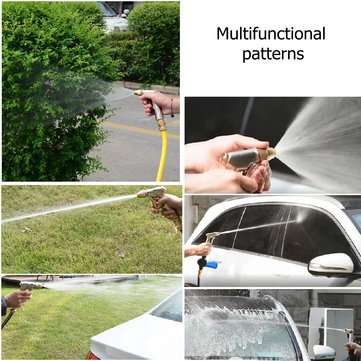 High Pressure G-un Metal Hose Pipe Nozzle Water G-un Sprayer Garden Washing