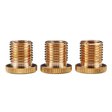 3Pcs Gear Shift Knob Thread Adapter Nuts Insert M10x1.25 & M10x1.5 & M8x1.25