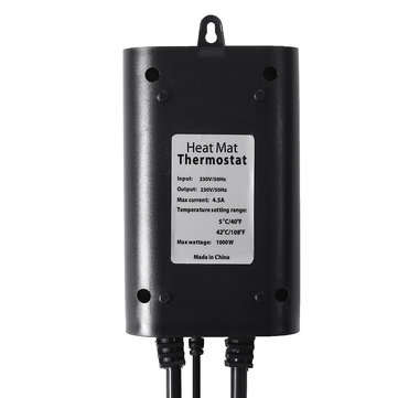 Digital Heat Mat Thermostat Controller for Seed Germination Reptiles Brewing Breeding Incubation Gre