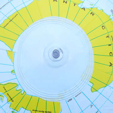 PVC Inflatable Globe Beach Ball Geography 16Inch World Map Educational Toys