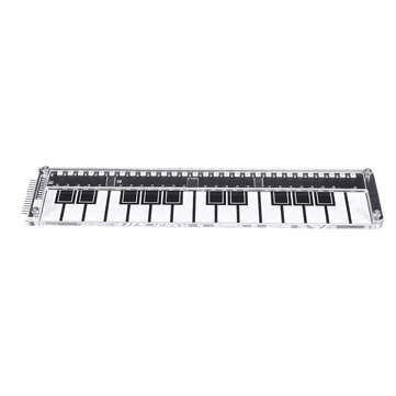 Acrylic Electronic Piano Board with RGB LED Light TS20 I2C STEM M5Stack for Arduino - products tha