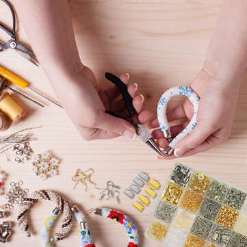 990Pcs/Set Eye Pins Lobster Clasps Jewelry Wire Earring Hooks Jewelry Finding Kit for DIY Necklace J