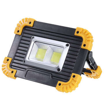 350W COB Flood Light LED Camping Light USB Rechargeable IP42 Waterproof 3 Mode Emergenc... (TYPE: B)