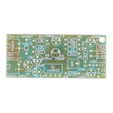 5pcs Microphone Pickup Audio Microphone Amplifier Module DIY Kit Dual Track Output Gain Adjustable D