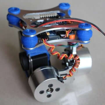 2 Axis Brushless Action Camera Gimbal with Controller Support Remote Control for GoPro 3 FPV Racing