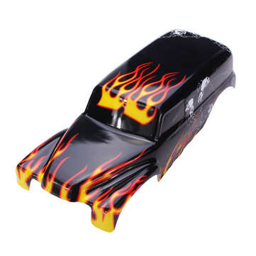 RC Car Spare Parts Shell For Traxxas Grave Digger RC 1/10 RTR Truck (COLOR.: YELLOW)