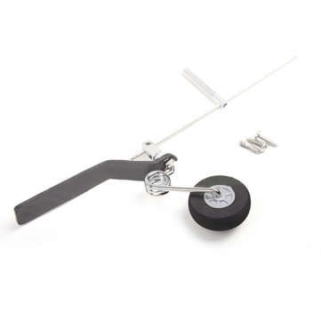 Carbon Fiber Tail Wheel Bracket Set with Wheel For 20~40CC RC Airplane