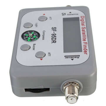 SF-95DR Digital Satellite Signal Meter Finder Dish Network Directv FTA BUZZER with Compass