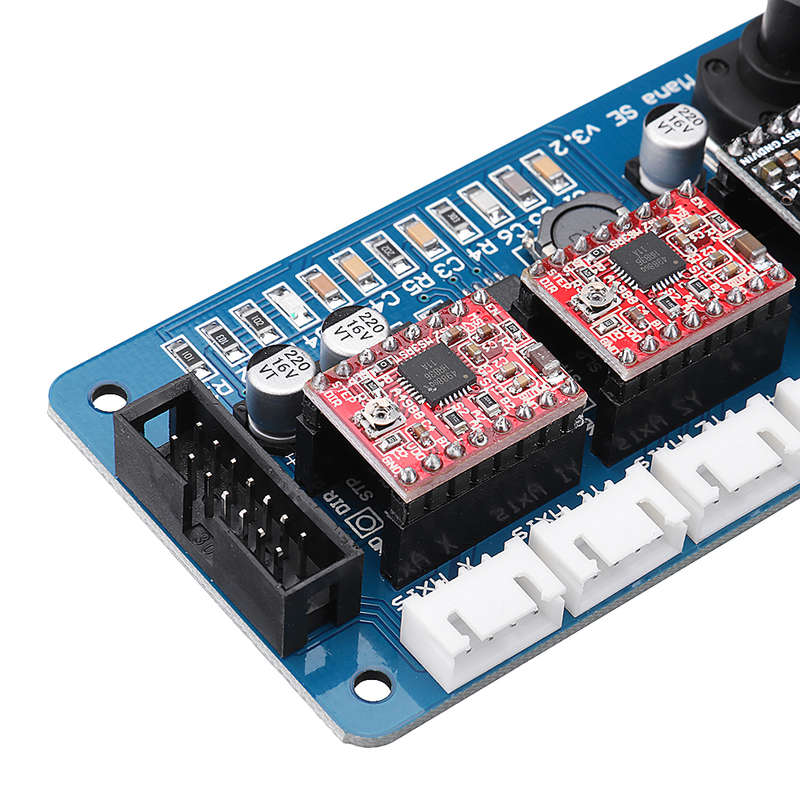 EleksMaker ManaSE 2 Axis Stepper Motor Driver Controller Board For DIY Laser Engraver