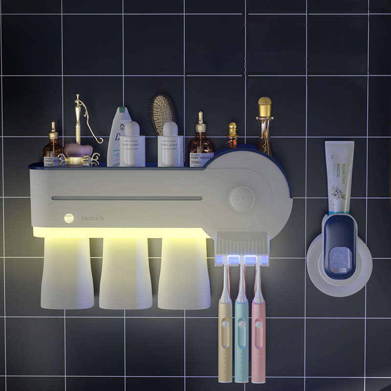 ***LOCAL STOCK***Intelligent Ultraviolet Sterilization Toothbrush Holder Automatic Induction Lam
