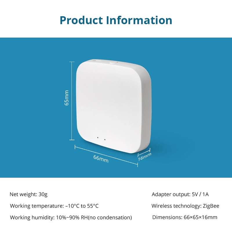 Zemismart Tuya ZB 3.0 Hub Gaterway Wifi Smart Home Bridge Wireless Remote Controller