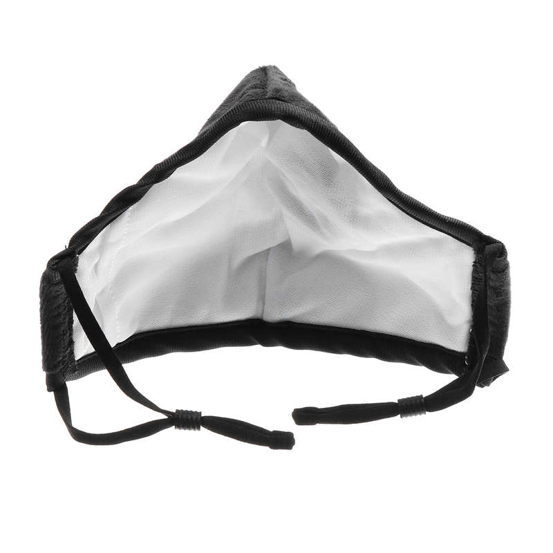 Unisex Mouth PM2.5 Face Mask Anti Dust Face Mouth Cover Mask Dustproof Outdoor Travel (Color Black)