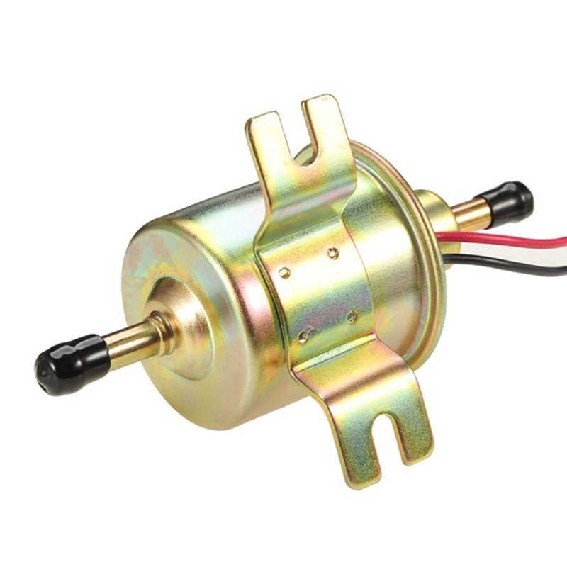Electric Fuel Pump Low Pressure Bolt Fixing Wire Diesel Petrol HEP-02A 12V for Car Carburetor Motorc