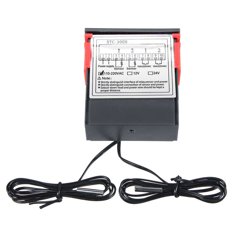 110-220V STC-3028 Dispaly Temperature Humidity Thermostat Controller Temperature Humidity Contr