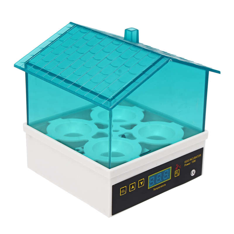 Unique Automatic 4 Egg Turning Incubator Chicken Hatcher Temperature Control Egg Brooder Incubator