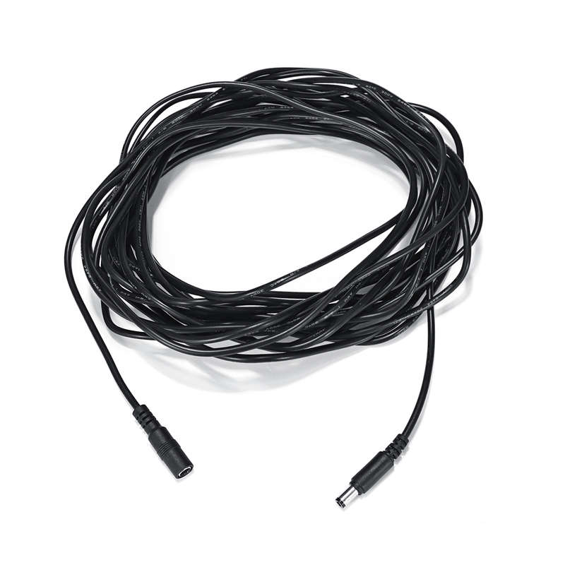5Pcs 10M Dc 12V Power Extension Cable Cord 5.5X2.1Mm Plug Wire For Cctv Camera