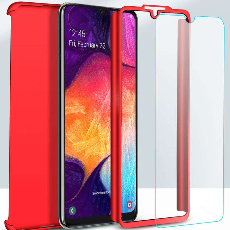 New Bakeey 360 Full Body PC Front+Back Cover Protective Case With Screen Protector For Samsung