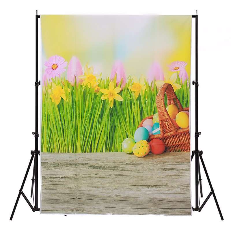 3x5FT Vinyl Spring Flower Bracket Photography Backdrop Background