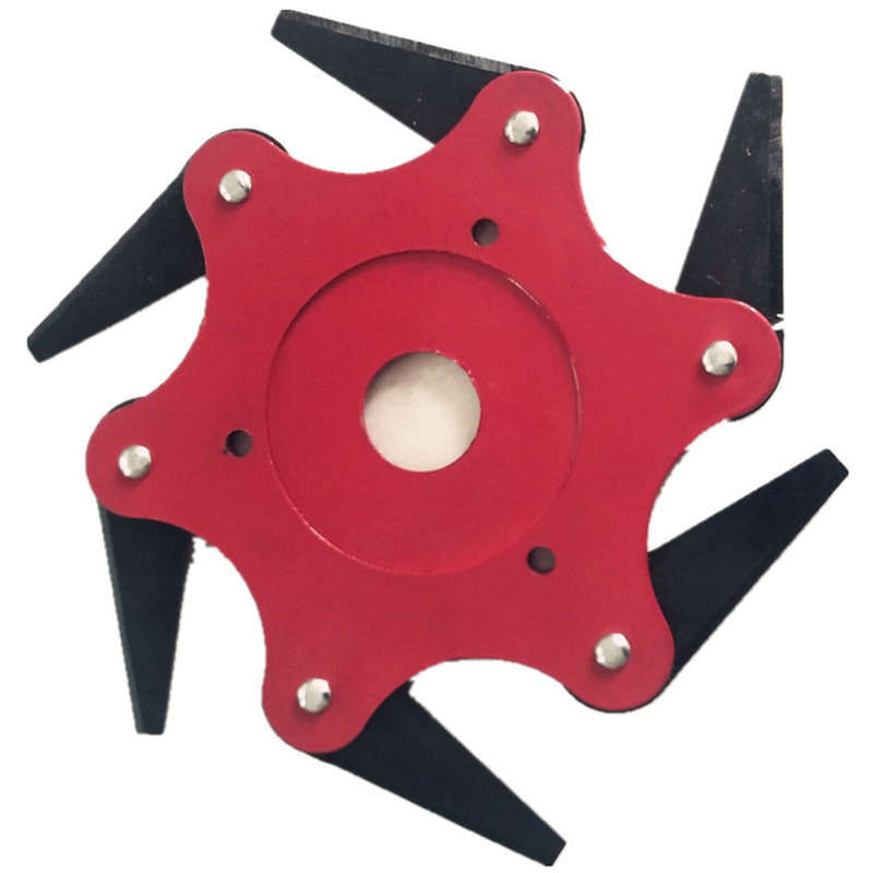 Trimmer Head with 6 Steel Razor Chain Grass Cutter For Lawn Mower