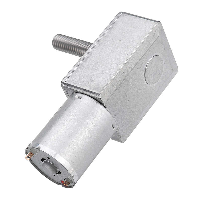 Machifit JGY370 DC 12V Worm Gear Motor 10/30/90/150RPM Turbine Self-lock