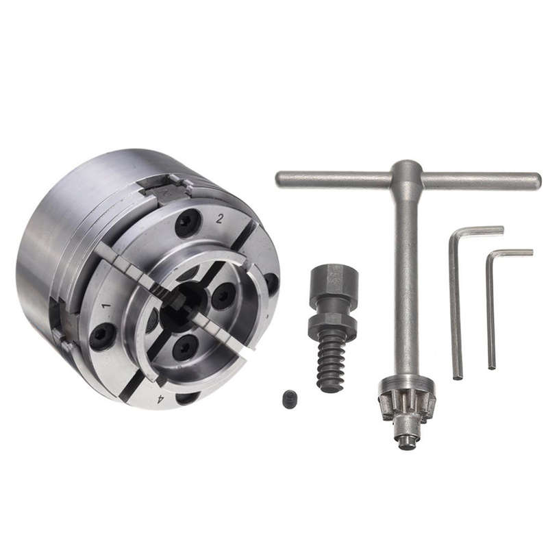 New Red Arrow Reversible 3.5 Inch Wood Turning Chuck 1-Inch x 8TPI Thread Wood Lathe Chuck Acc