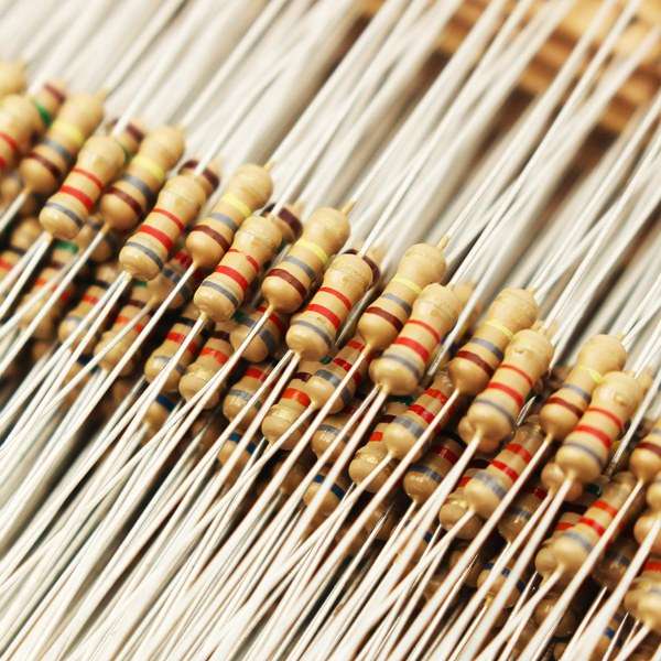 1500Pcs 1/4W 5% Carbon Film Resistor 75 Values Assorted Kit 1 ohm~10M ohm Range