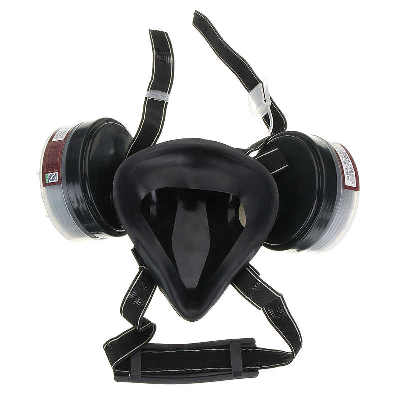 4 in 1 Half Face Gas Mask Spray Painting Dust N95 Mist Fume Chemical Respirator