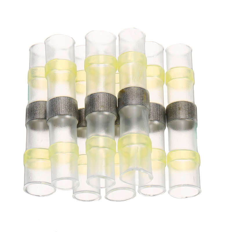 250Pcs Waterproof Solder Seal Heat Shrink Tube Sleeve Wire Butt Terminals Connectors