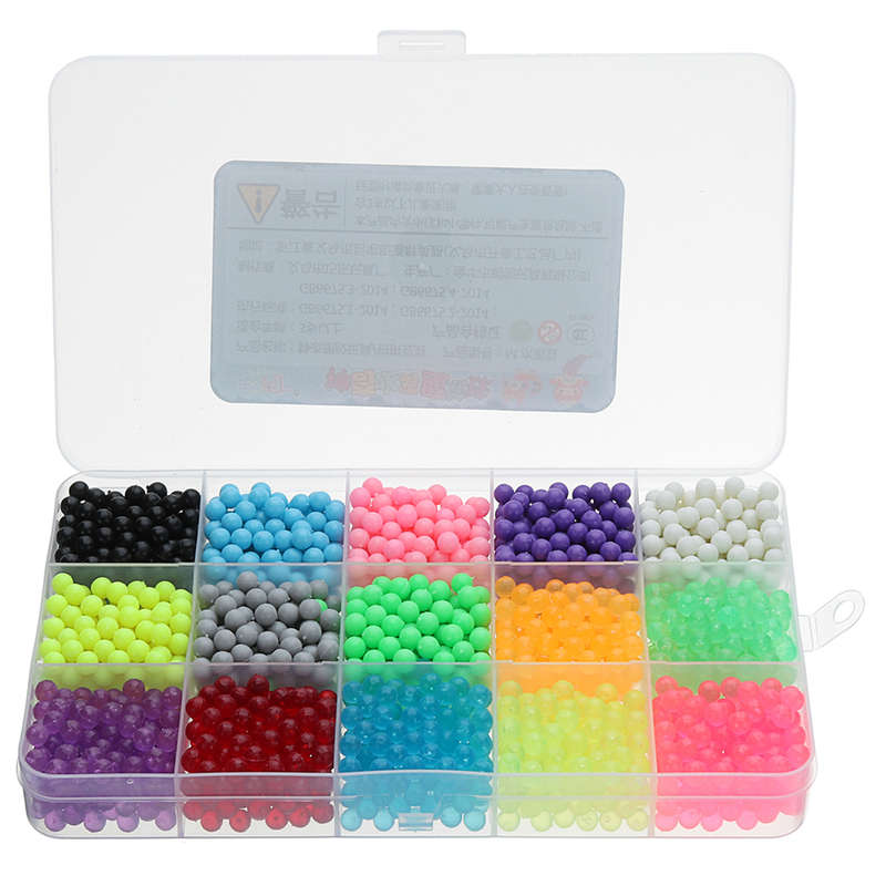 2400pcs DIY Fuse Bead Plastic Perler Stick Water Beads Toys