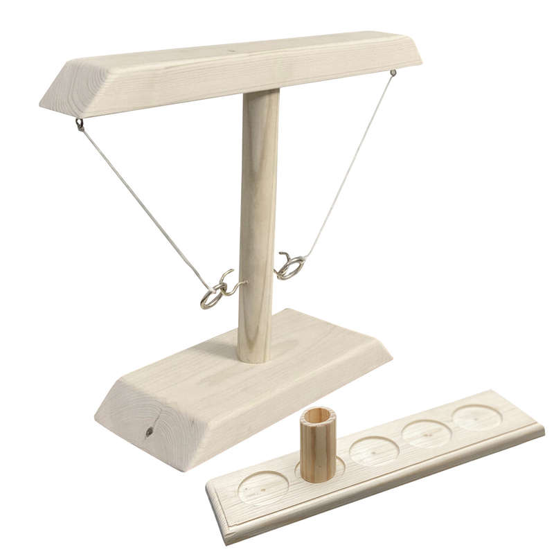 Wooden Ring Toss Hooks Throwing Games Hook & Shoot Ladder Shooting Leisure And