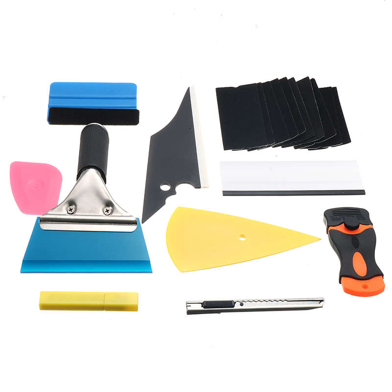 10 In 1 Window Tint Tools Car Wrapping Application Kit Sticker Vinyl Sheet
