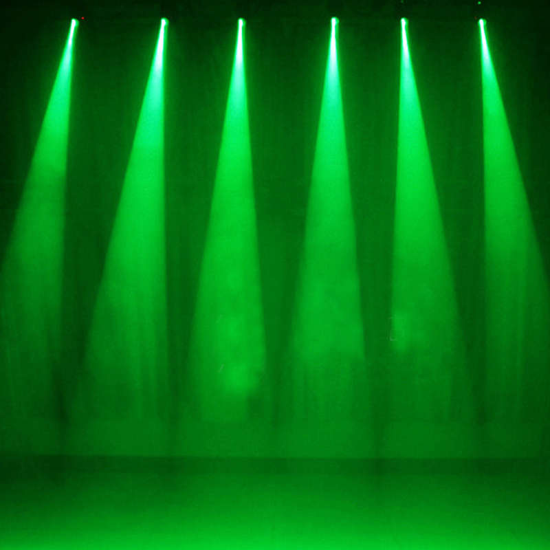 90-230V 9W DMX RGB LED Light Pinspot Beam Spotlight 6CH DJ Disco Party KTV Stage Effect Lighting