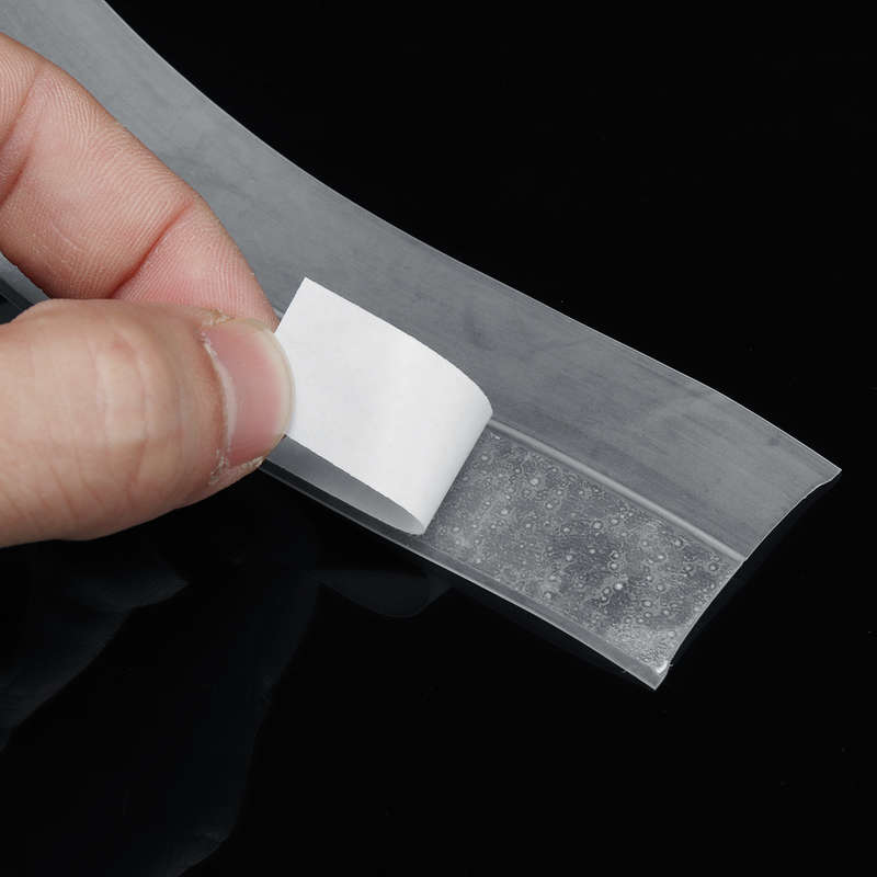 Self Adhesive Door Sealing Strip Weather Strip Silicone Soundproofing Window Seal (Length 3M)