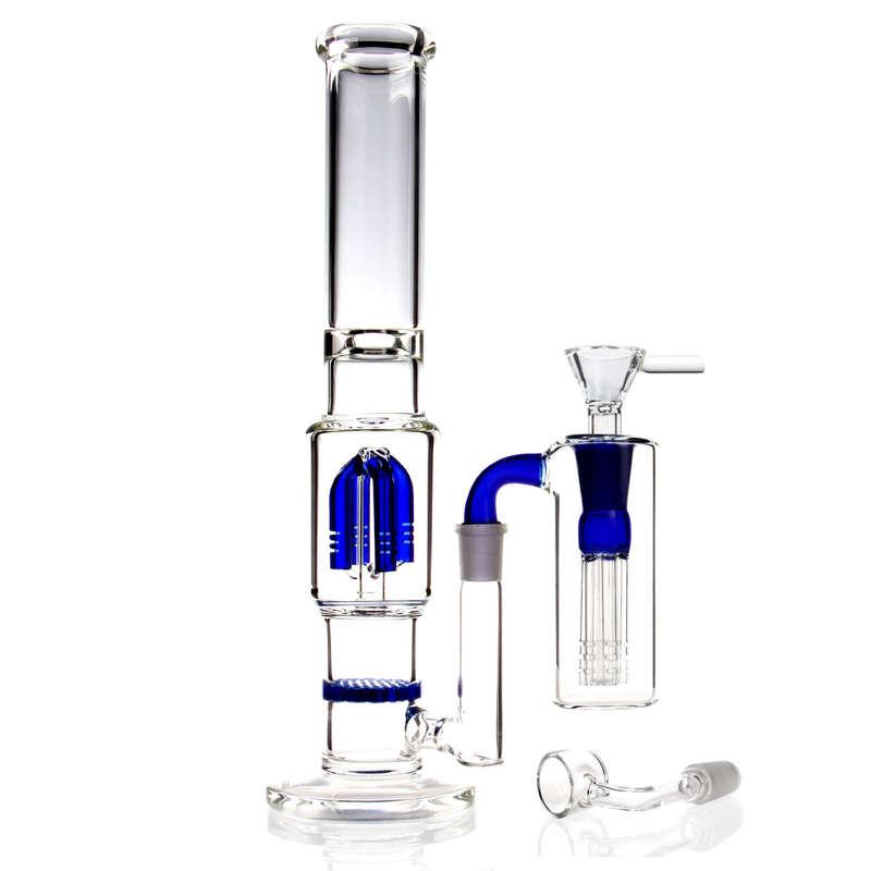 11.4 Inch Glass Bong Glass Smoking Pipes Bubbler Water Bongs Tobacco Filter