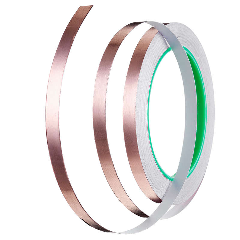 50M Copper Foil Tape Conductive Adhesive for EMI Shielding Heat Resist Tape (Length 5mm)
