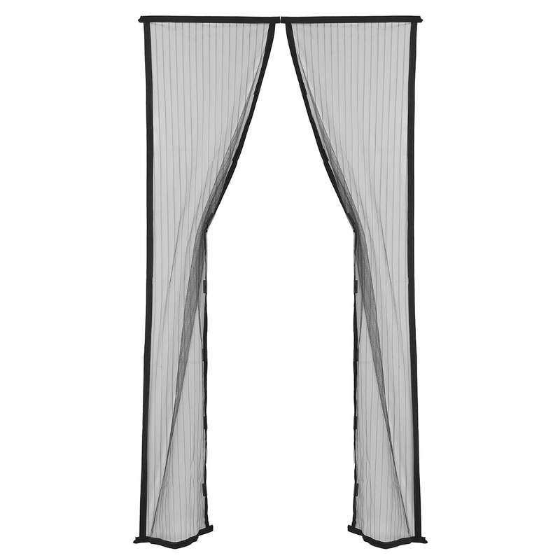 2Pcs Diy Anti Mosquito Pest Window Curtain Net Mesh Door Sheer Curtain Protector