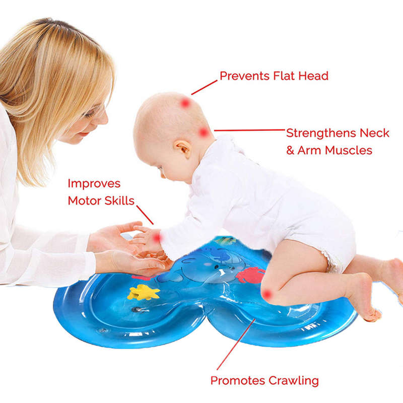 New Inflatable Toys Water Play Mat Infants Baby Toddlers Perfect Fun Tummy Time