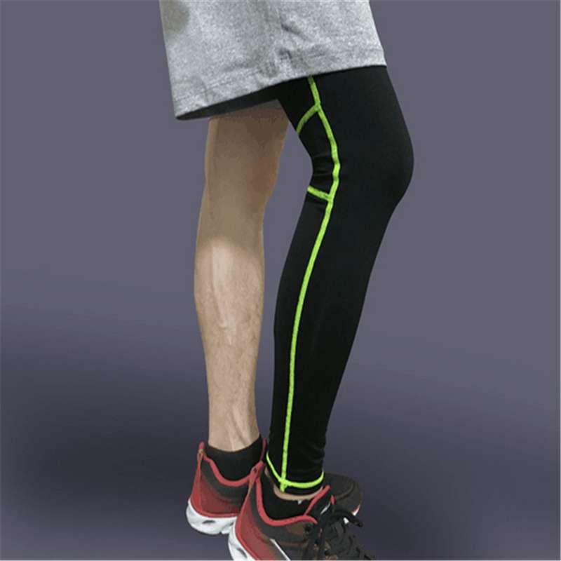 Unisex Compression Knee Leg Calf Support Sports Stretch Brace Long Sleeve Wrap