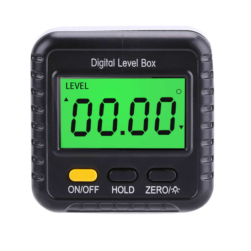 Mini Magnetic Digital Inclinometer Level Woodworking Angle Meter Finder 360 Deg