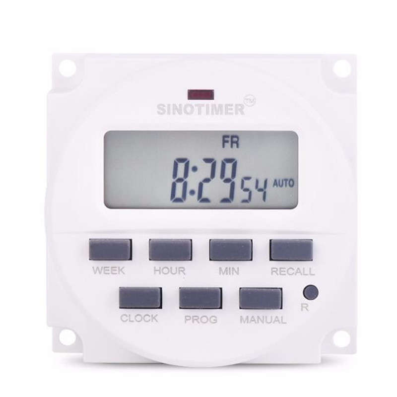 12V 24V 110V 220V Programmable Memory Plant Yard Lamp Timer Automatic