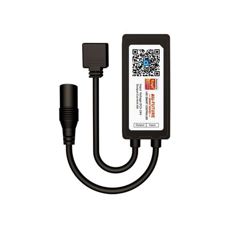 Dc12-24V Tuya App Wifi Led Strip Light Controller Work With Amazon Alexa Google Assistant
