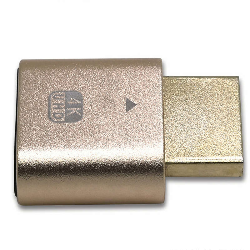 ITHOO HDMI-compatible Dummy Plug 4K Display Emulator HD Virtual Display Adapter for Computer Desktop