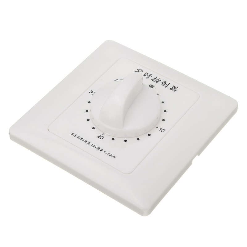 New High Power Pump Motor Timer Switch Countdownn 30/60/120 Min 86 Panel AC 220V 10A