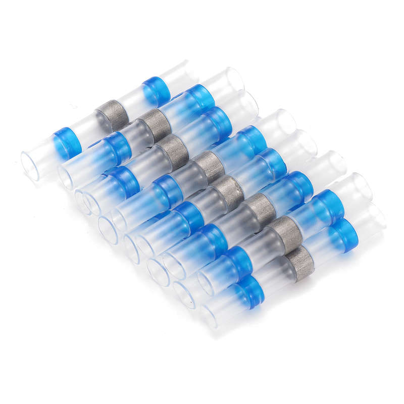 500Pcs Waterproof Solder Sleeve Heat Shrink Butt Wire Splice Connectors Tube