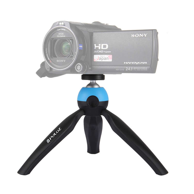 New PULUZ PKT3023 Smartphone Video Rig LED Studio Light Video Shotgun Microphone Mini Tripod M