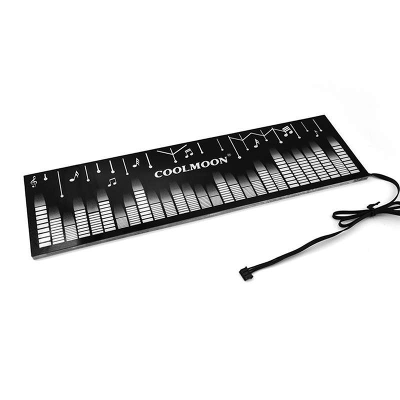 Coolmoon Power Supply Rgb Light Board Computer Case Rgb Side Panel 16 Million Rgb Chassis Decor With