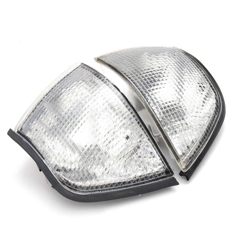 Corner Lights Side Lights For BMW E36 3-Series 2DR Coupe/Convertible Clear