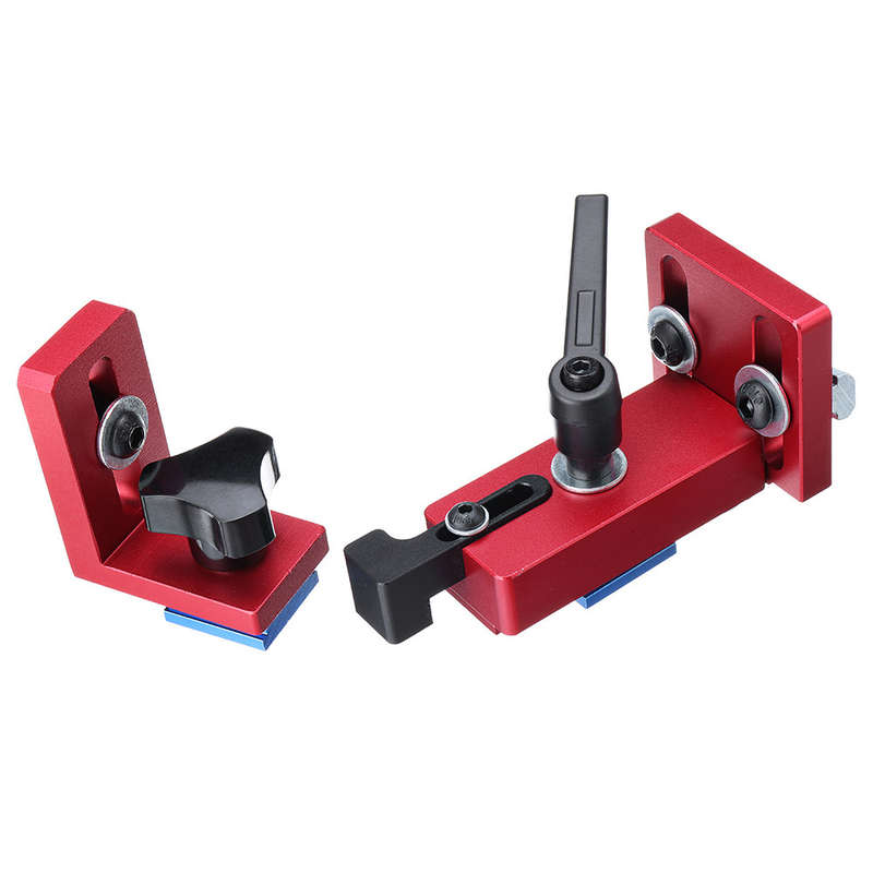 Fixed T-Slot Miter Track Stop Chute Stopper 30/45 Manual Woodworking DIY Tools (Size 30)