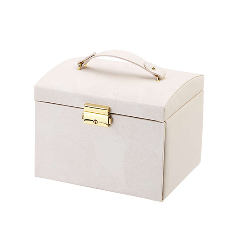 Jewelry Box Large Capacity Leather Storage Jewelry Box Earring Ring